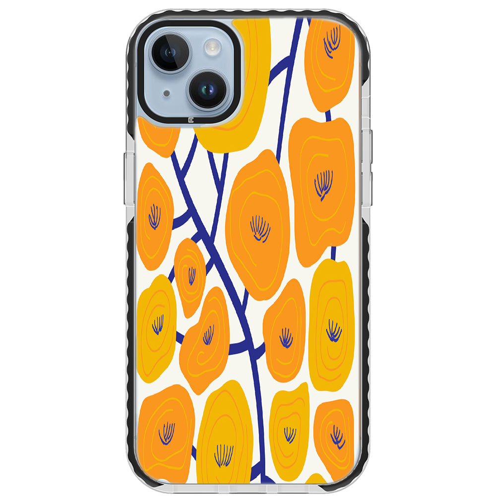 Orange Puppy Fields iPhone Case