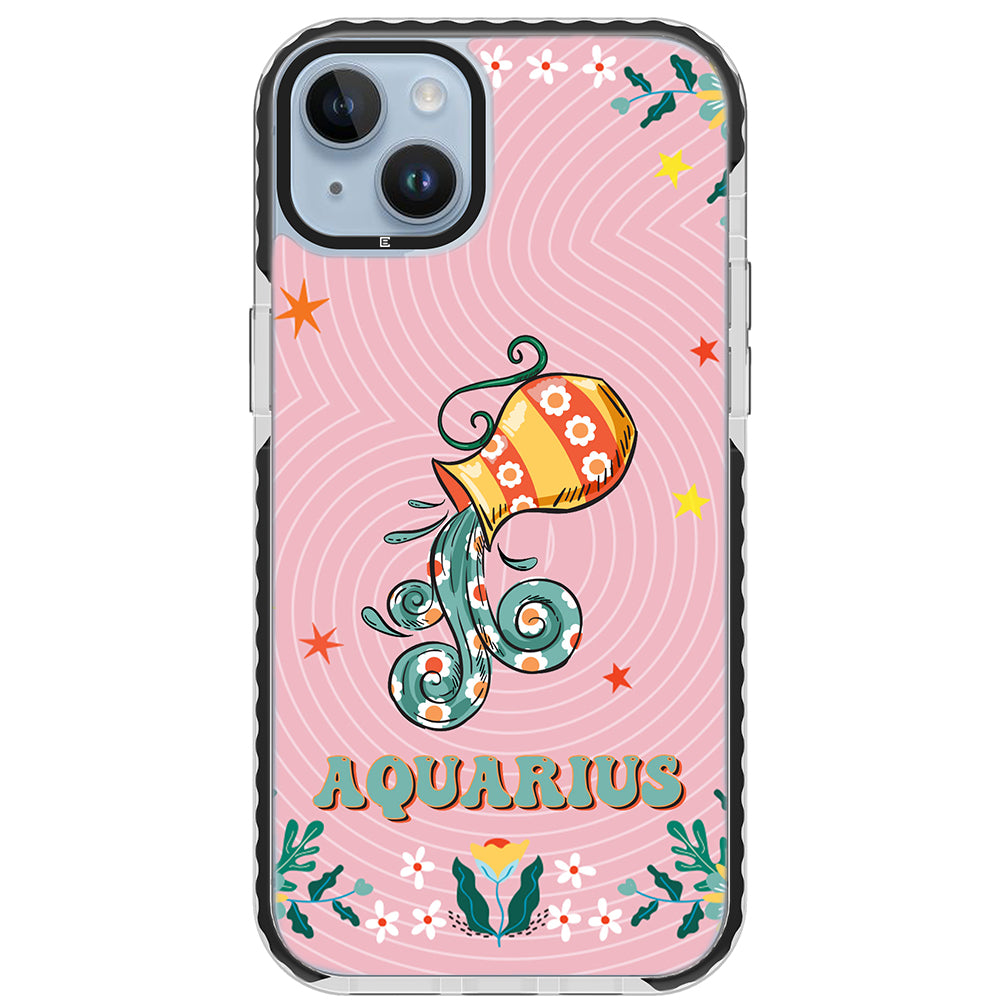 Aquarius Stellar Sign iPhone Case