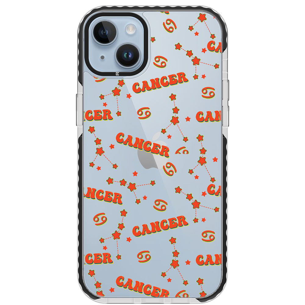 Cancer Celestial Monogram iPhone Case