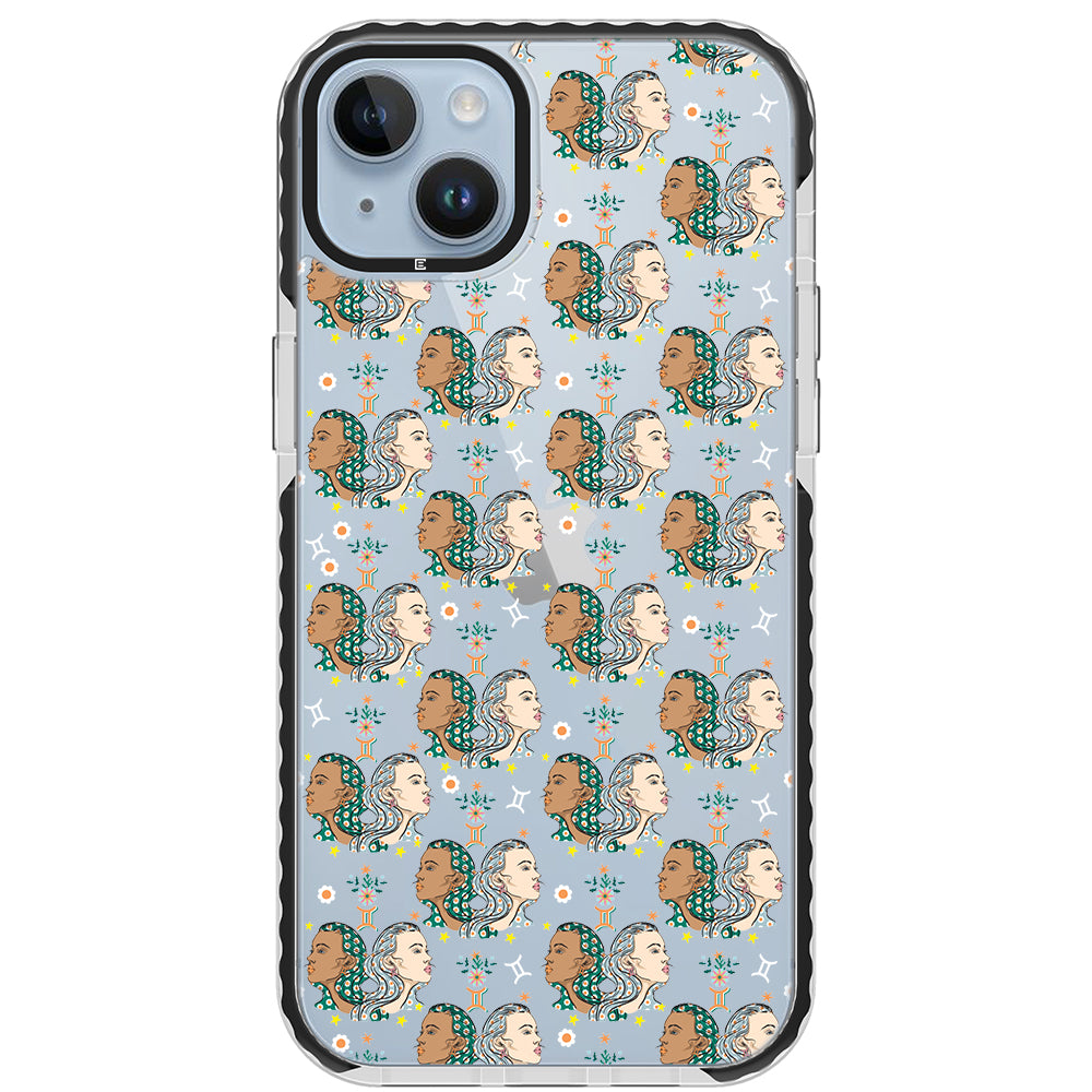 Gemini - Zodiac Mosaic iPhone Case