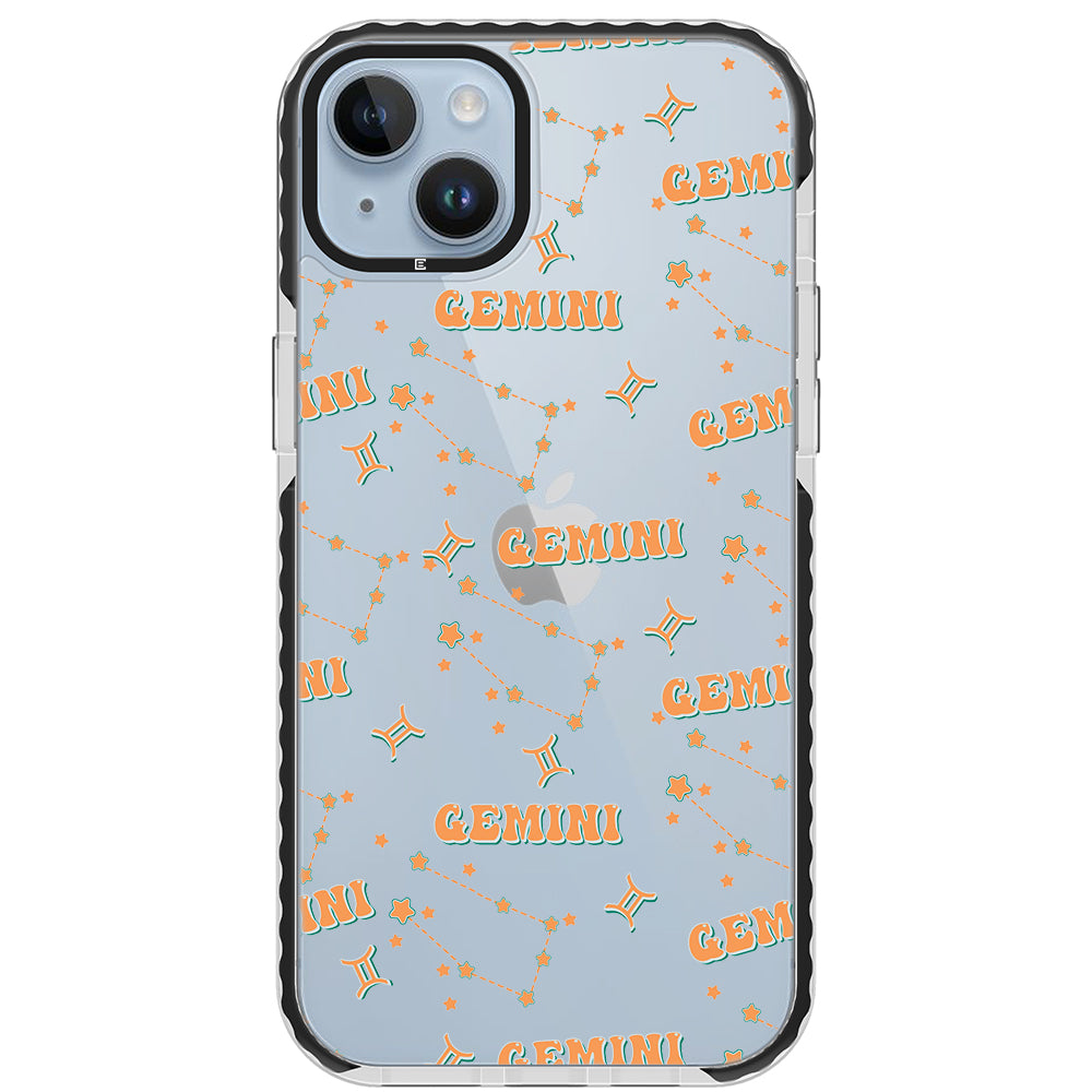 Gemini Celestial Monogram iPhone Case