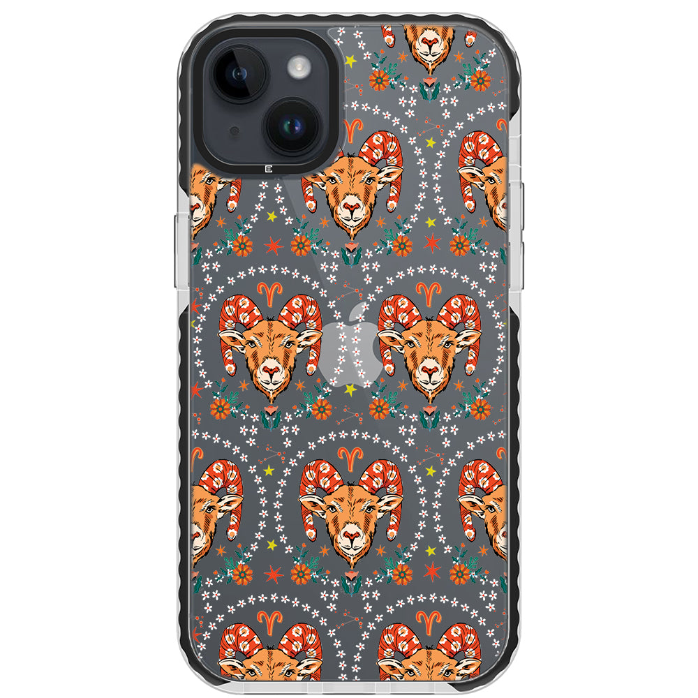 Aries - Zodiac Mosaic iPhone Case