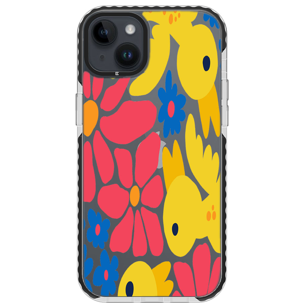 Bird and Bloom Garden iPhone Case