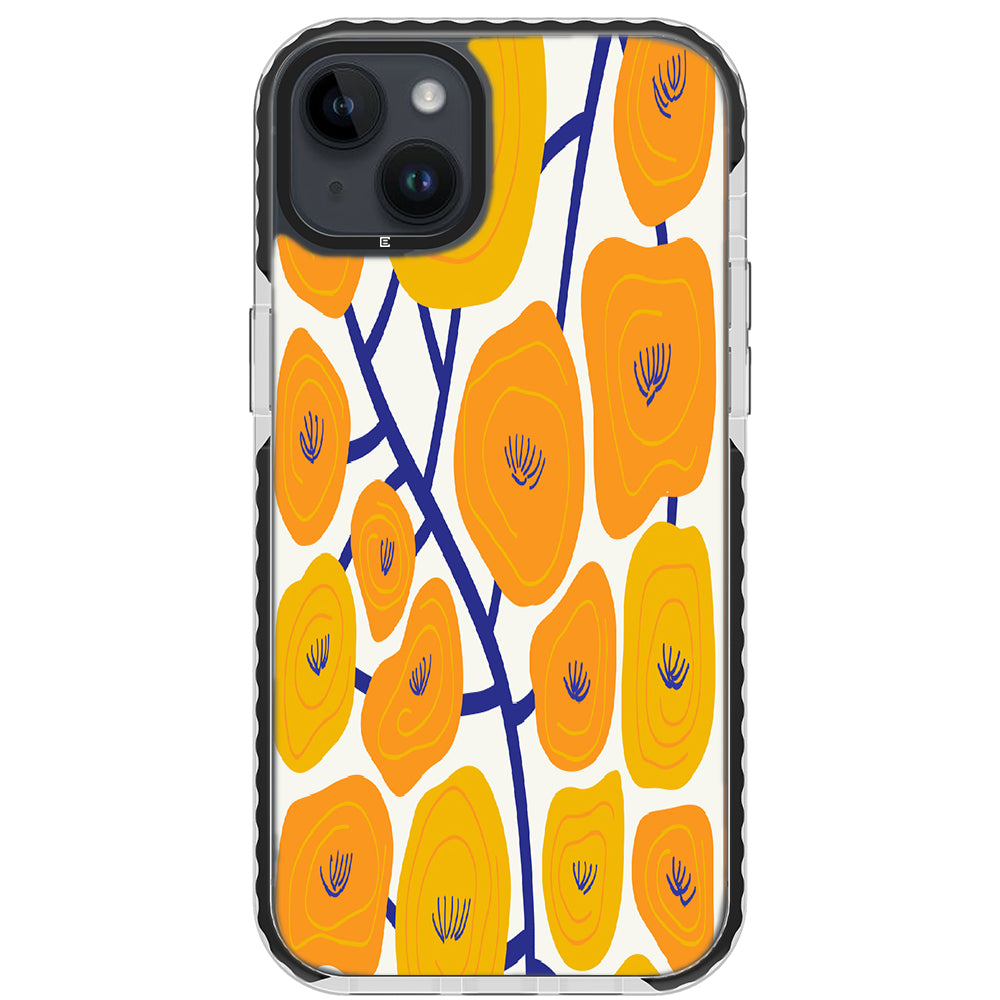 Orange Puppy Fields iPhone Case