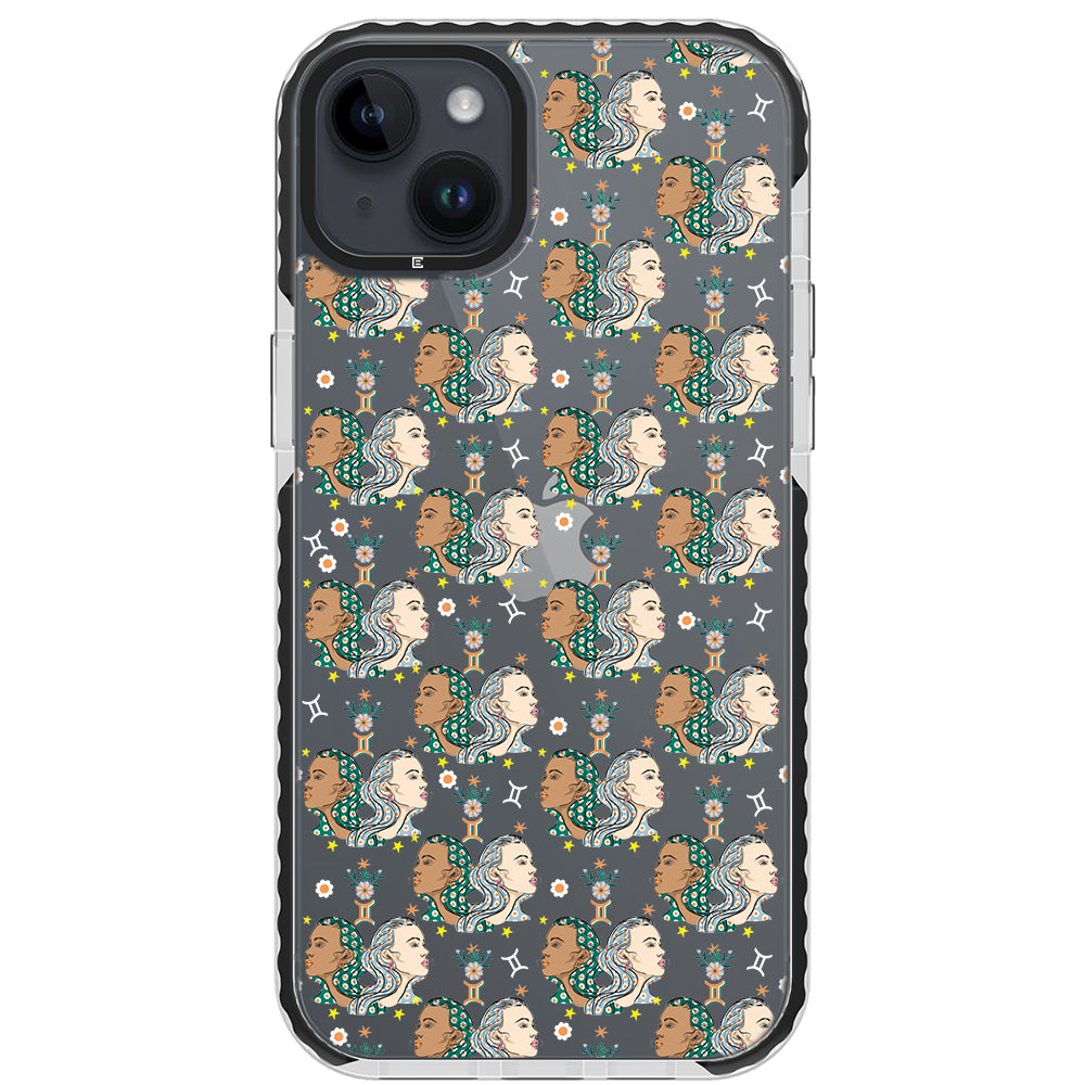 Gemini - Zodiac Mosaic iPhone Case