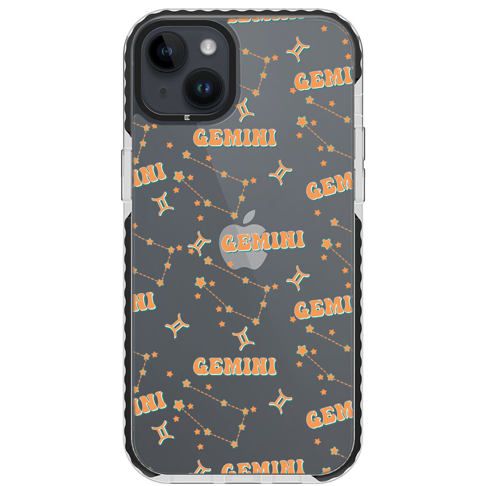 Gemini Celestial Monogram iPhone Case