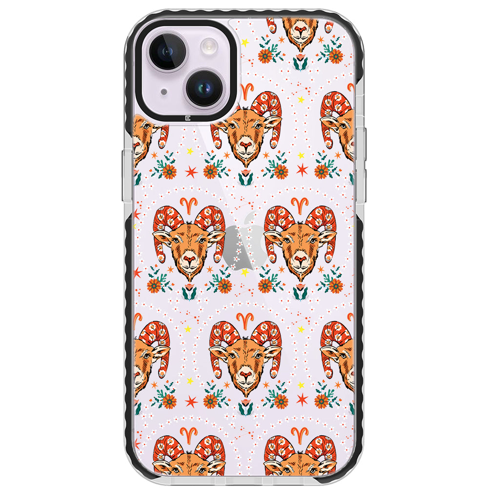 Aries - Zodiac Mosaic iPhone Case