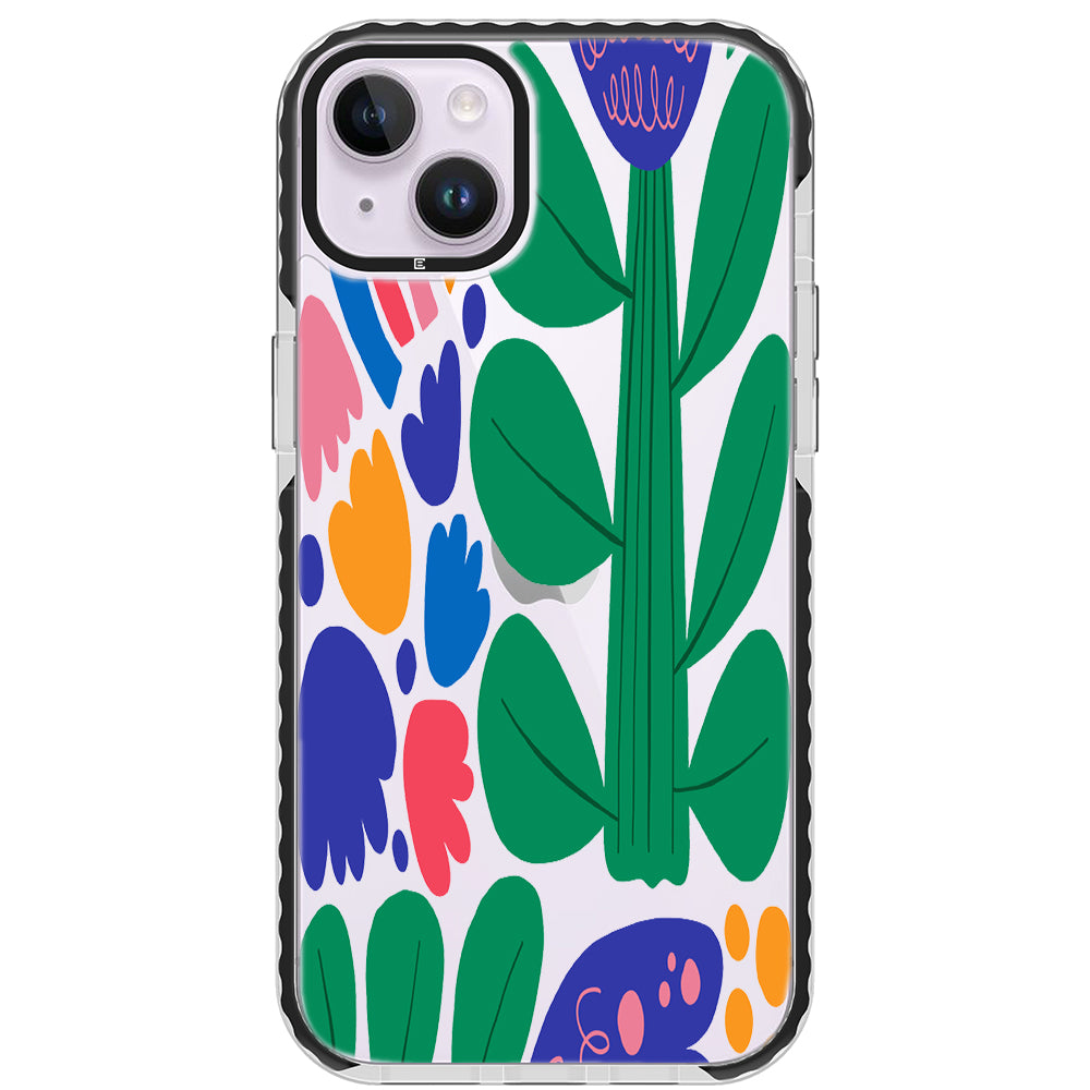 Color Blast Floral iPhone Case