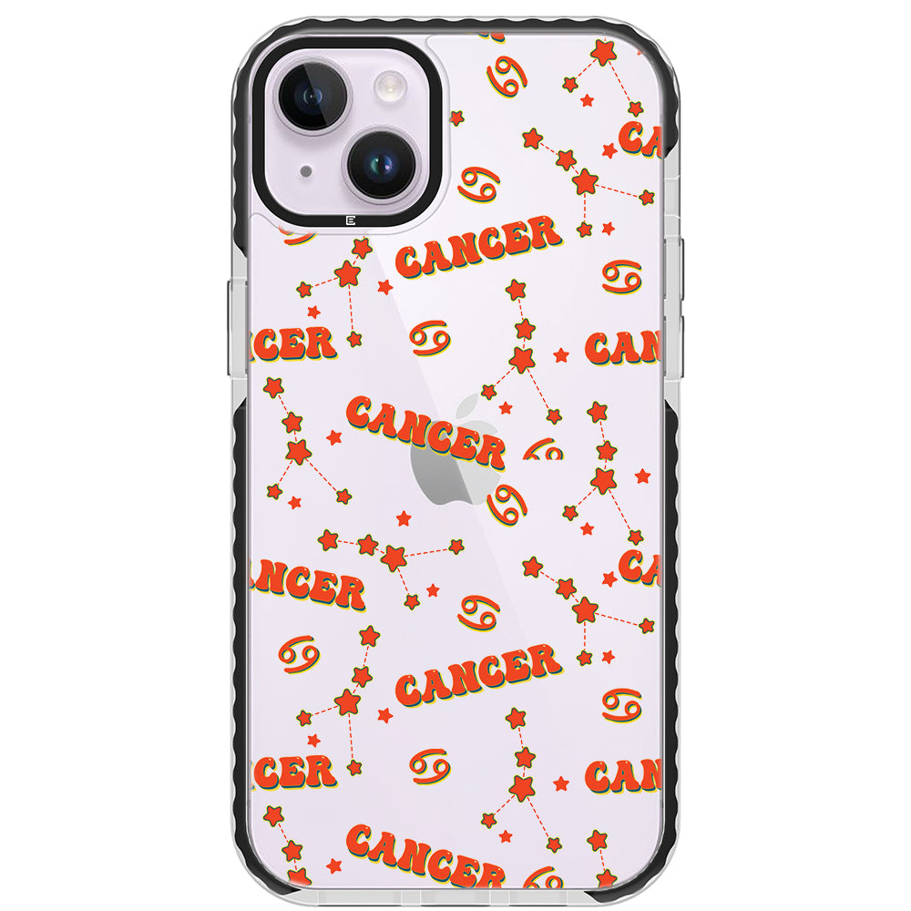 Cancer Celestial Monogram iPhone Case