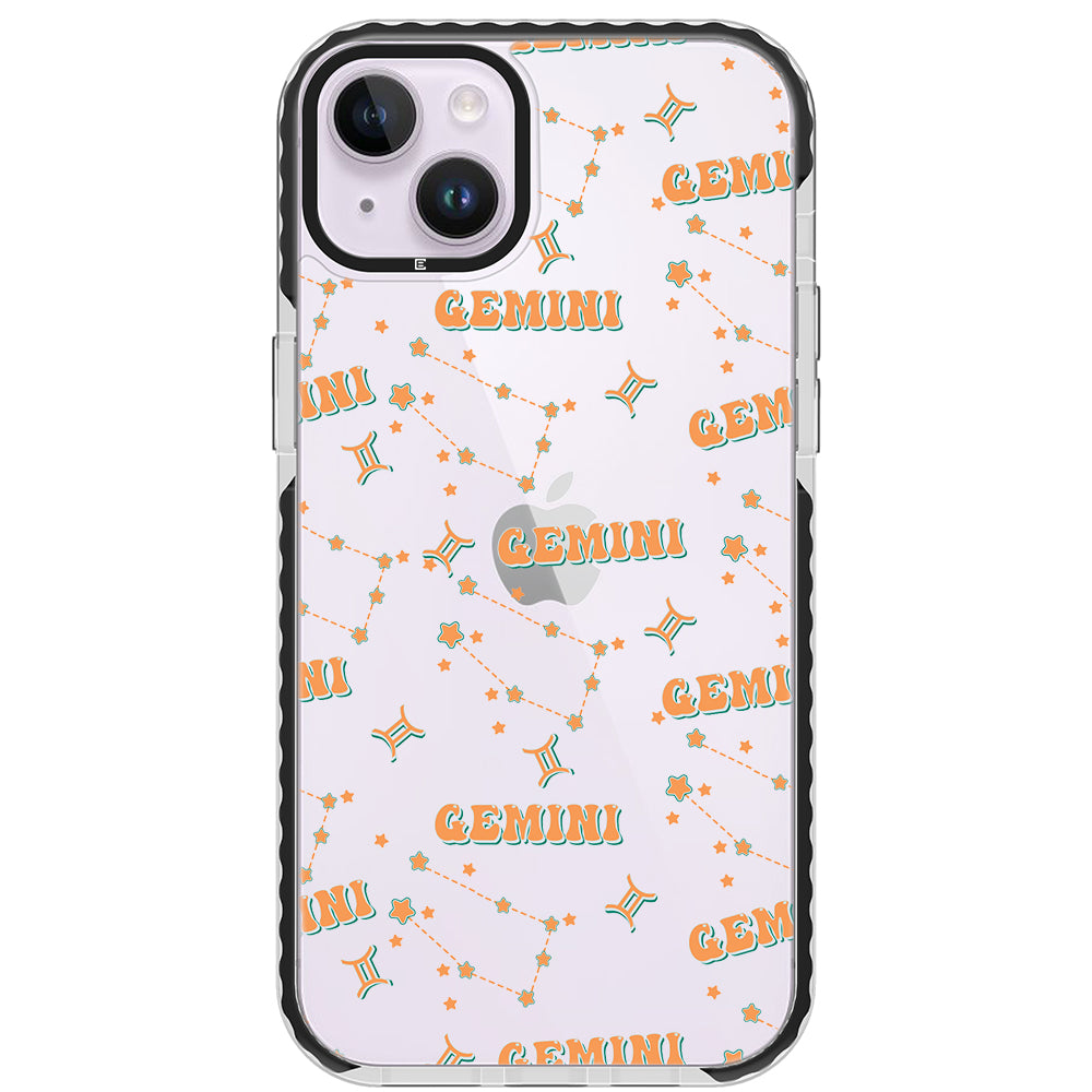 Gemini Celestial Monogram iPhone Case