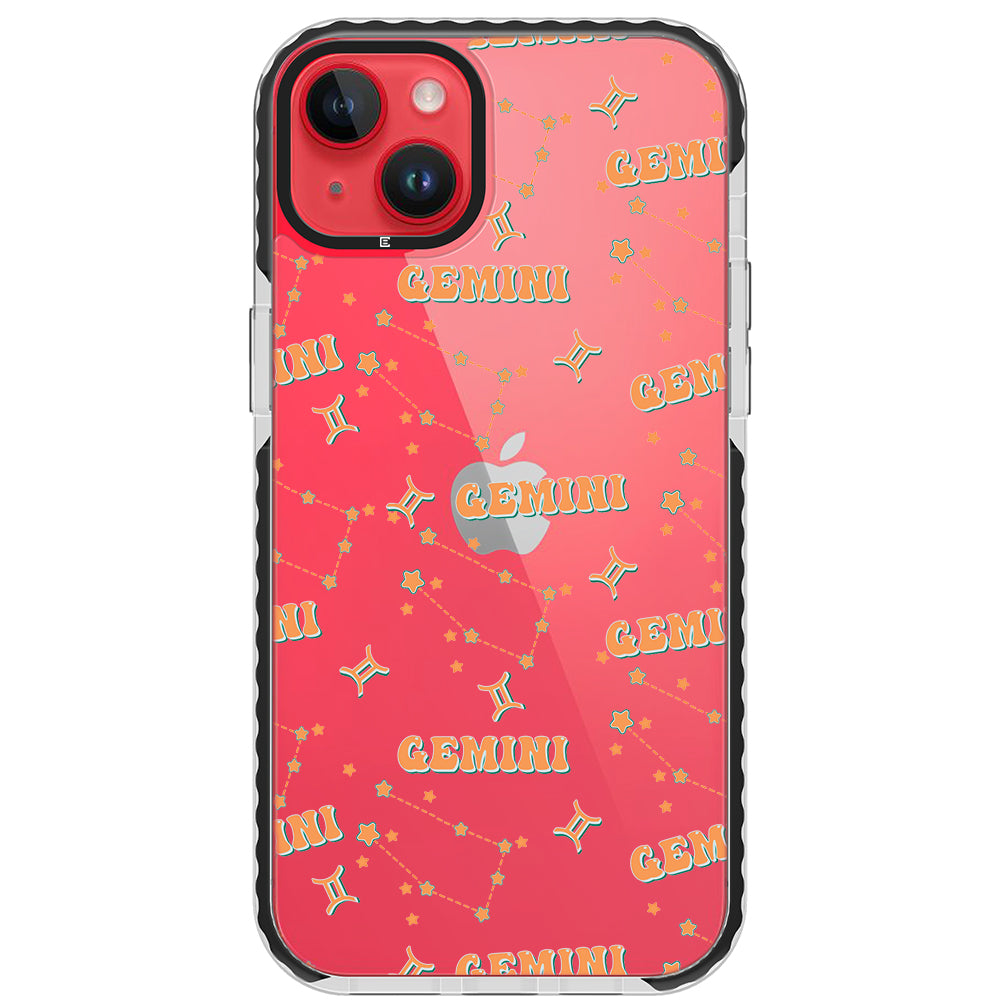 Gemini Celestial Monogram iPhone Case