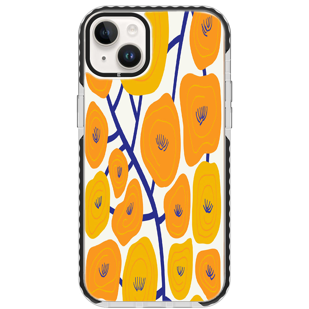 Orange Puppy Fields iPhone Case