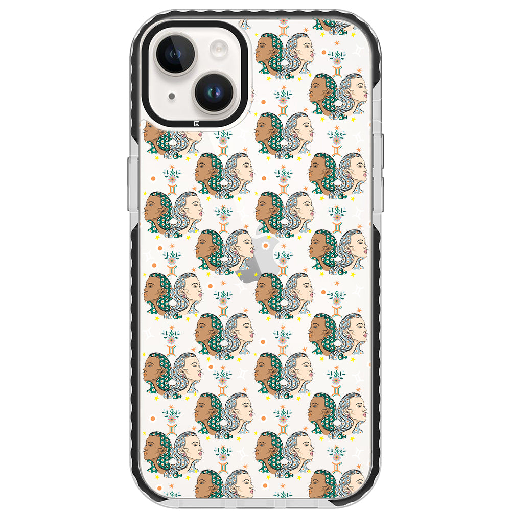 Gemini - Zodiac Mosaic iPhone Case