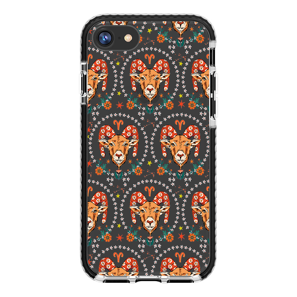 Aries - Zodiac Mosaic iPhone Case
