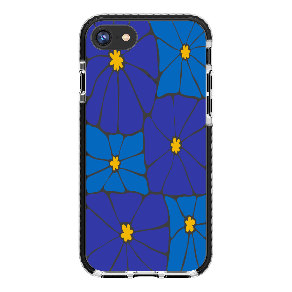 Azure Blooms iPhone Case