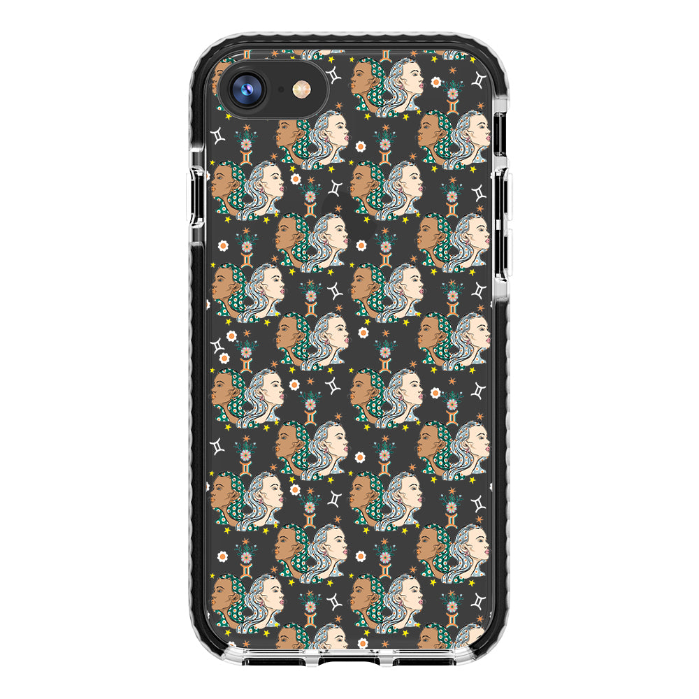 Gemini - Zodiac Mosaic iPhone Case