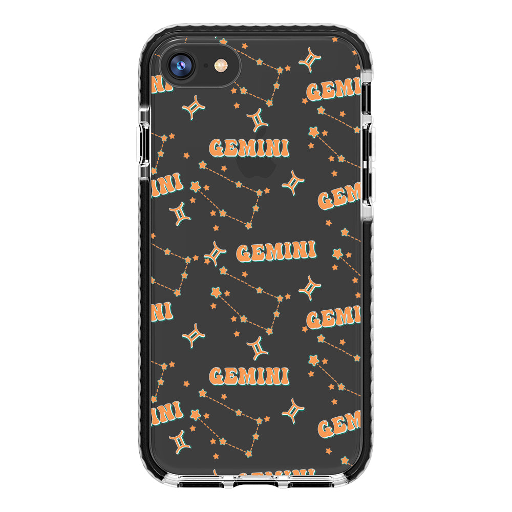 Gemini Celestial Monogram iPhone Case