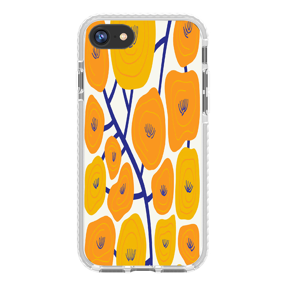 Orange Puppy Fields iPhone Case