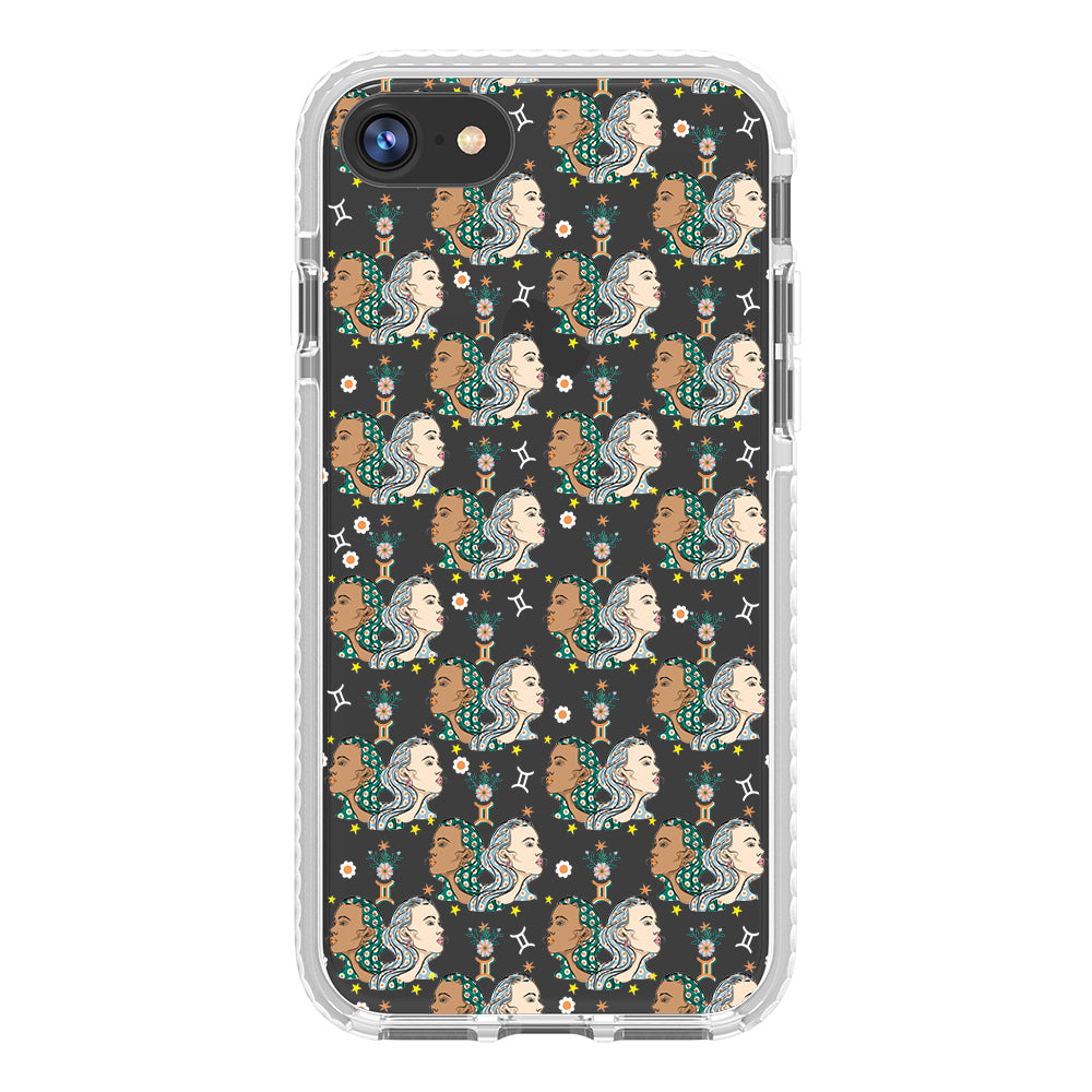 Gemini - Zodiac Mosaic iPhone Case