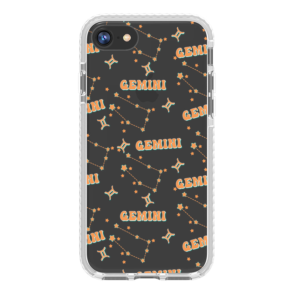 Gemini Celestial Monogram iPhone Case