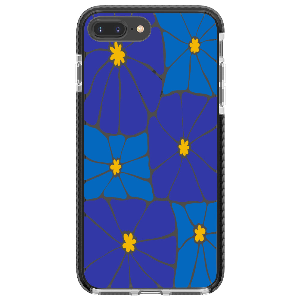 Azure Blooms iPhone Case