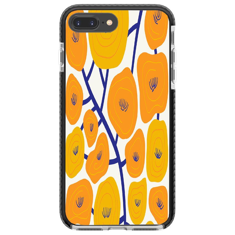 Orange Puppy Fields iPhone Case