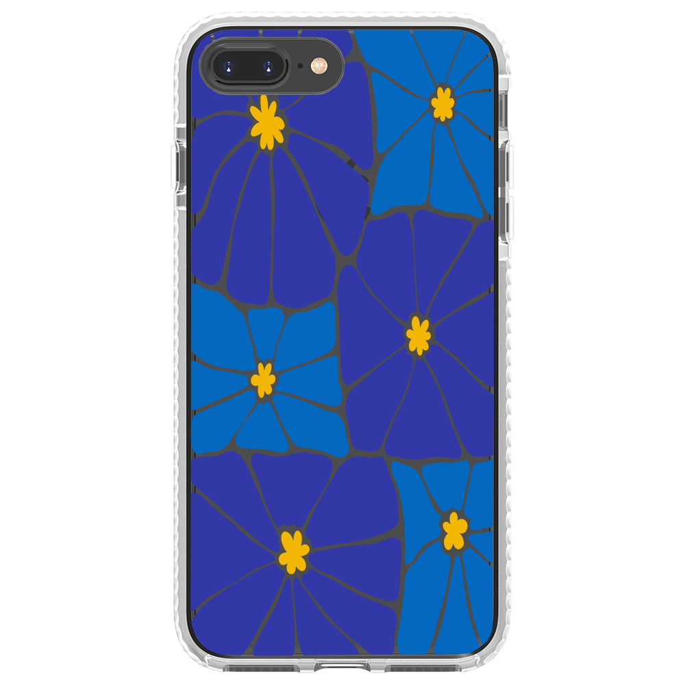 Azure Blooms iPhone Case