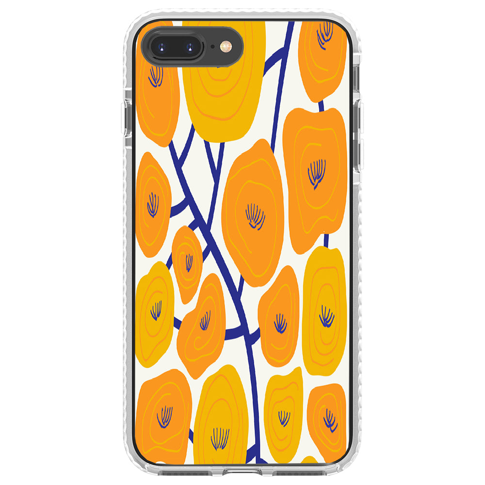 Orange Puppy Fields iPhone Case