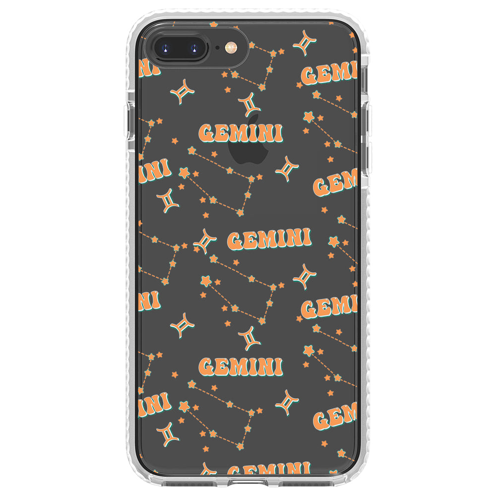 Gemini Celestial Monogram iPhone Case