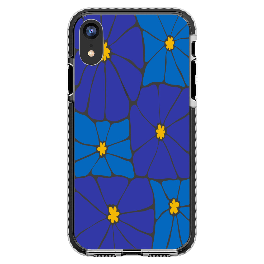 Azure Blooms iPhone Case