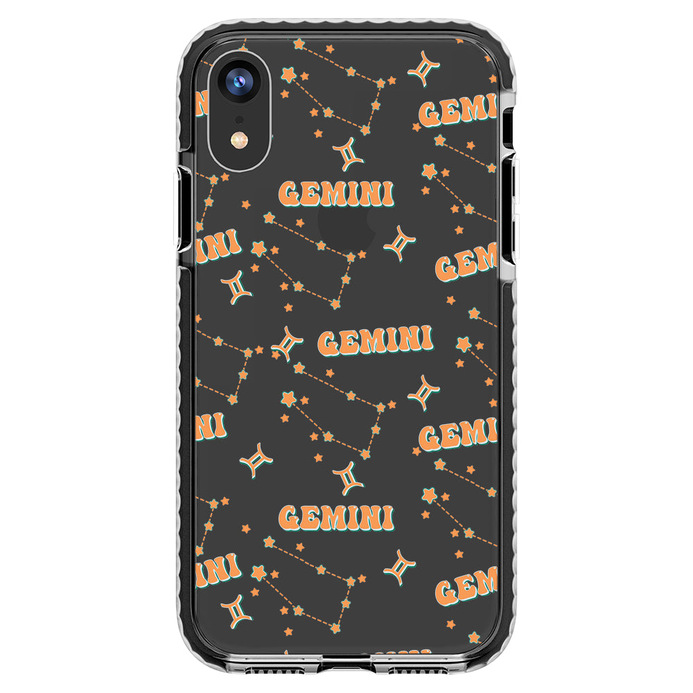 Gemini Celestial Monogram iPhone Case