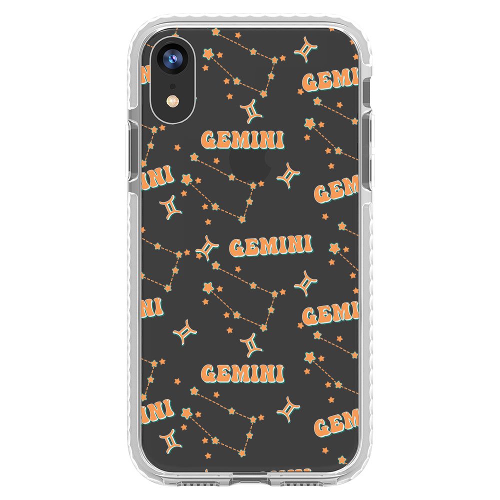 Gemini Celestial Monogram iPhone Case