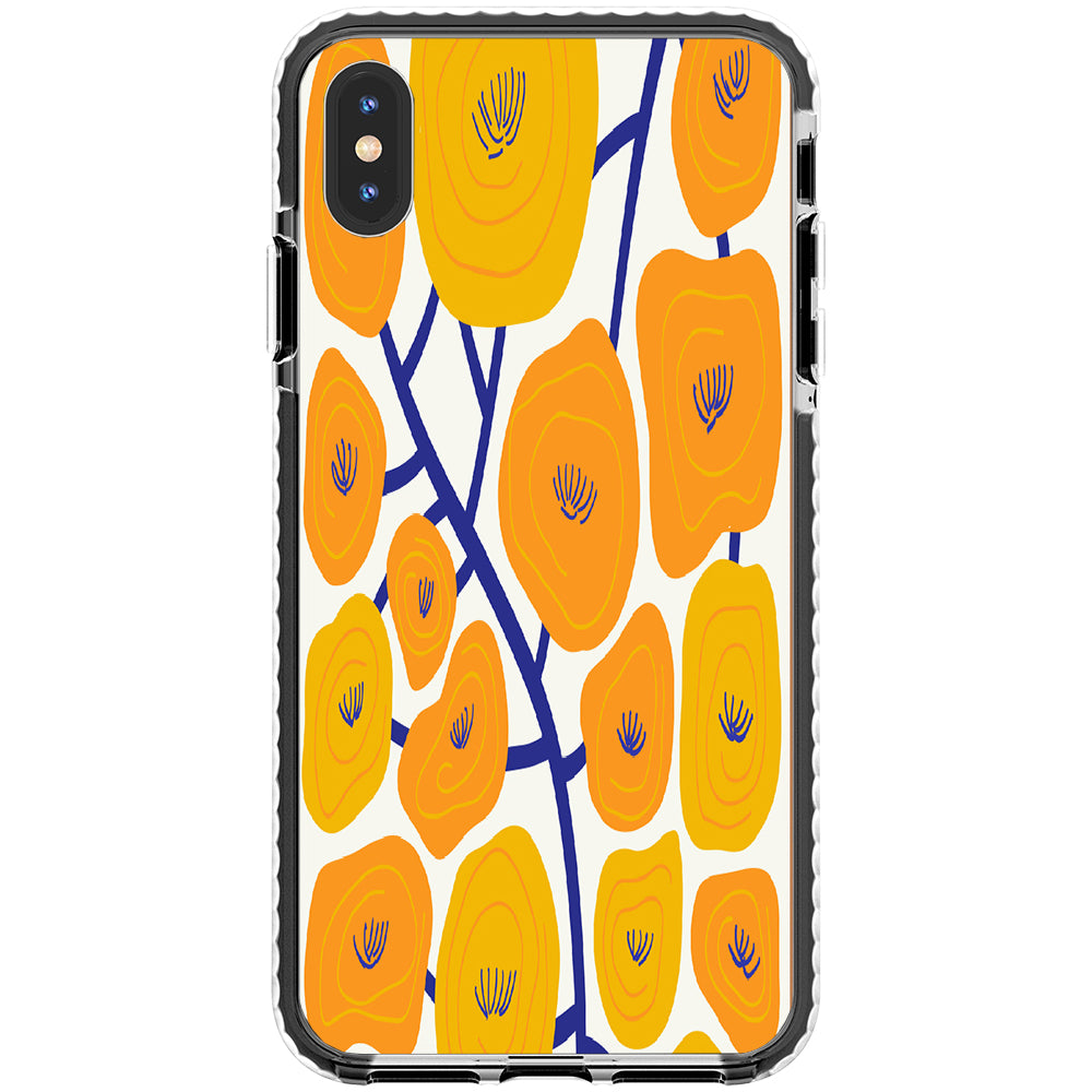 Orange Puppy Fields iPhone Case