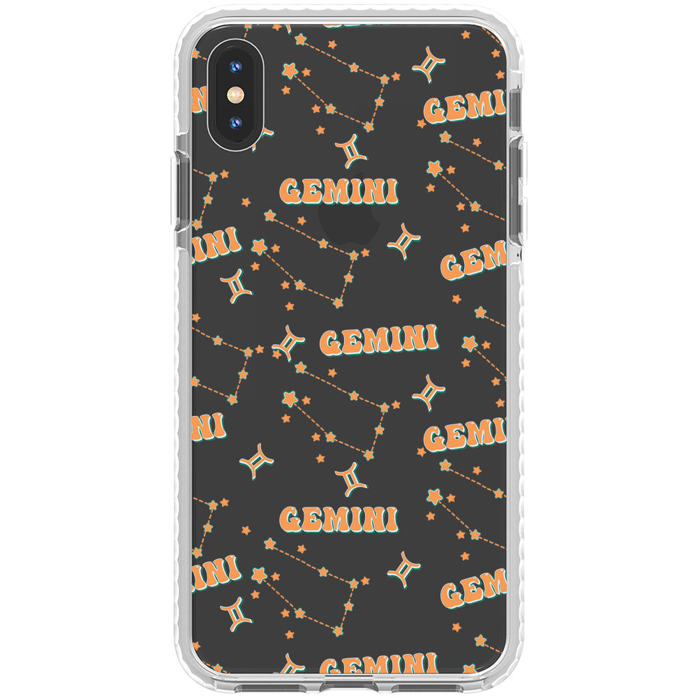 Gemini Celestial Monogram iPhone Case