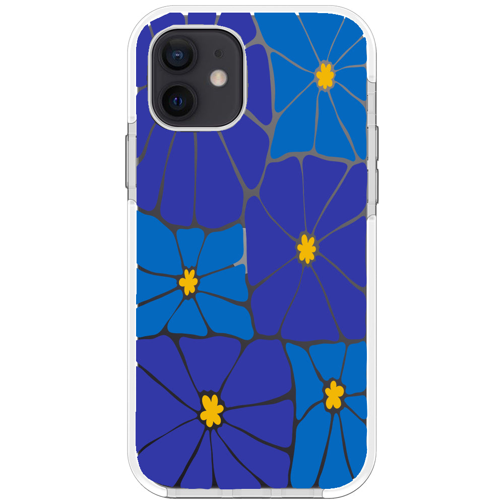 Azure Blooms iPhone Case