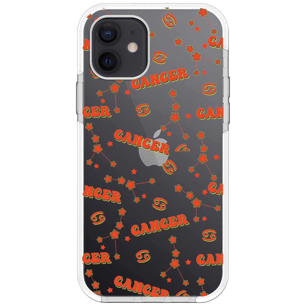 Cancer Celestial Monogram iPhone Case