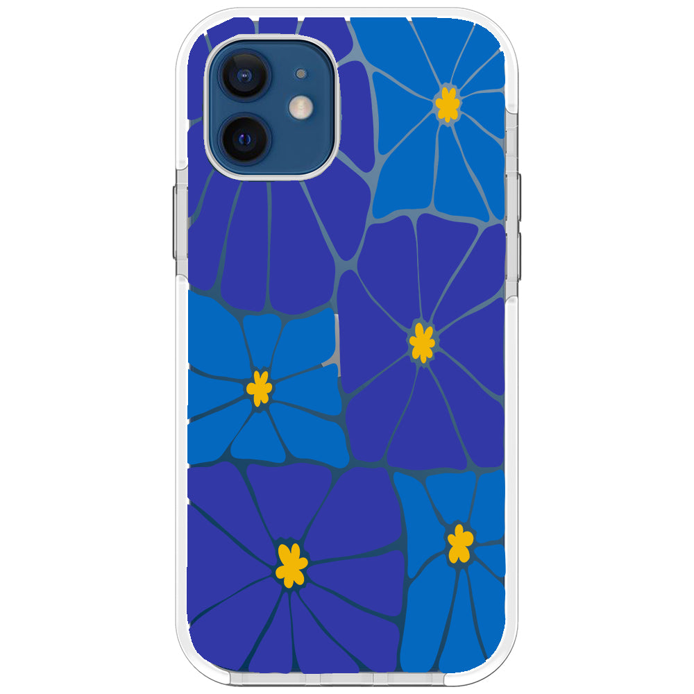 Azure Blooms iPhone Case