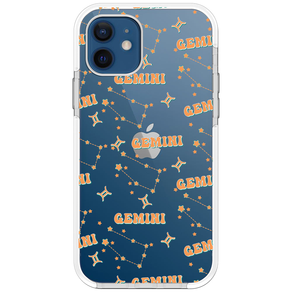 Gemini Celestial Monogram iPhone Case