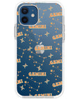 Gemini Celestial Monogram iPhone Case