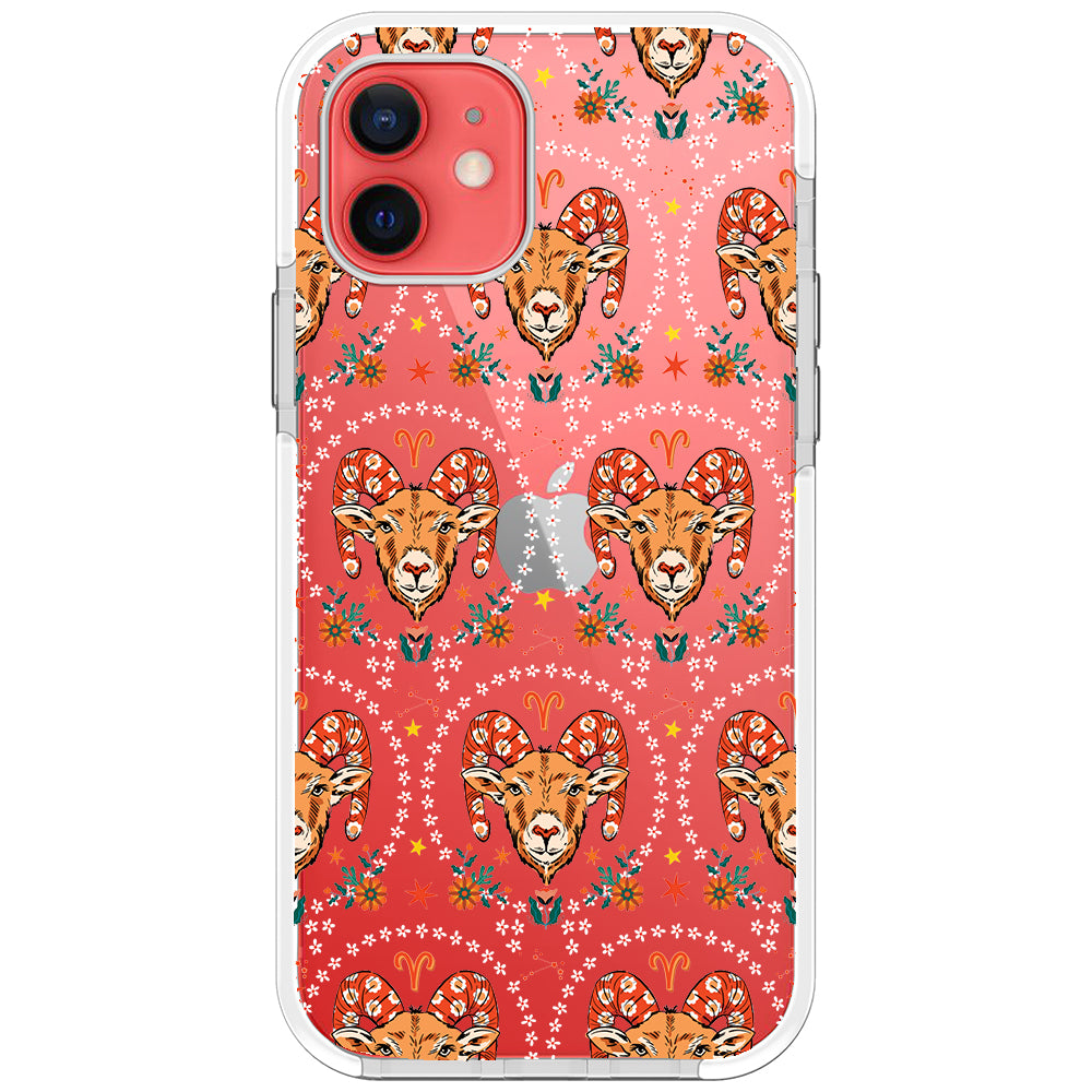 Aries - Zodiac Mosaic iPhone Case