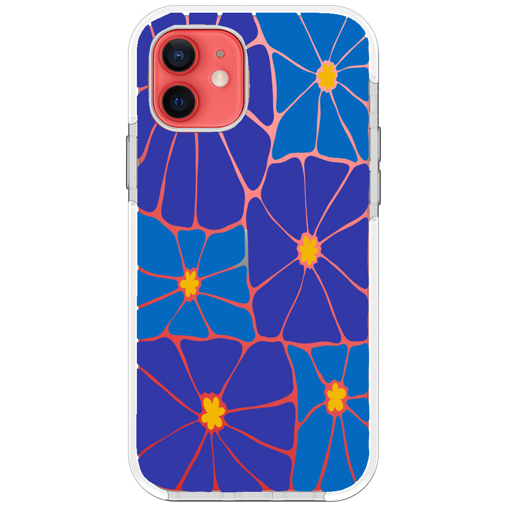 Azure Blooms iPhone Case