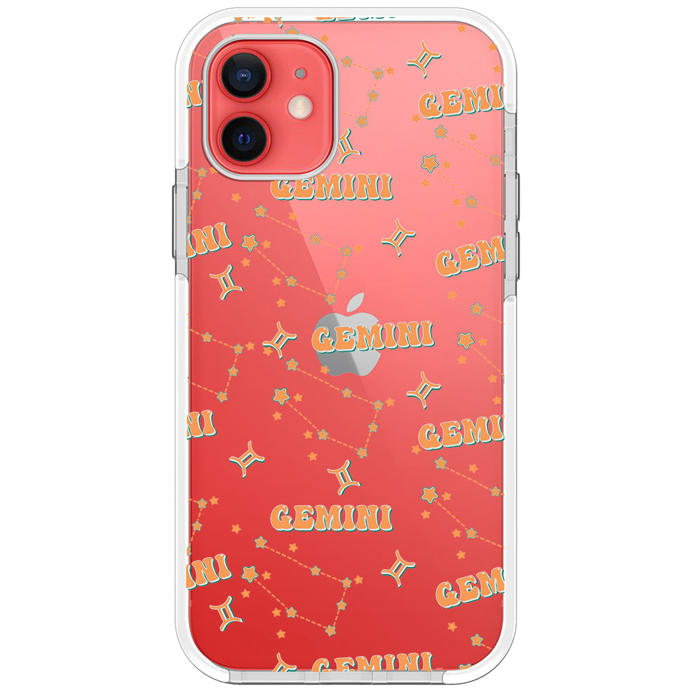 Gemini Celestial Monogram iPhone Case