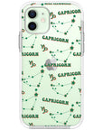 Capricorn Celestial Monogram iPhone Case
