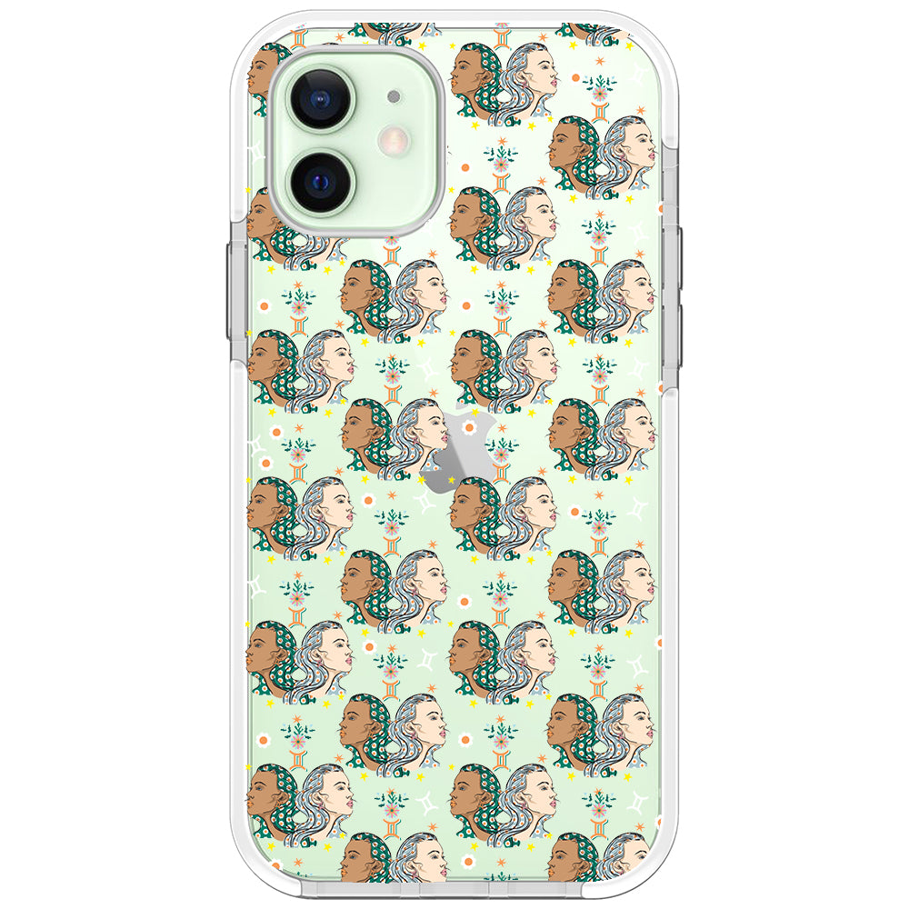 Gemini - Zodiac Mosaic iPhone Case