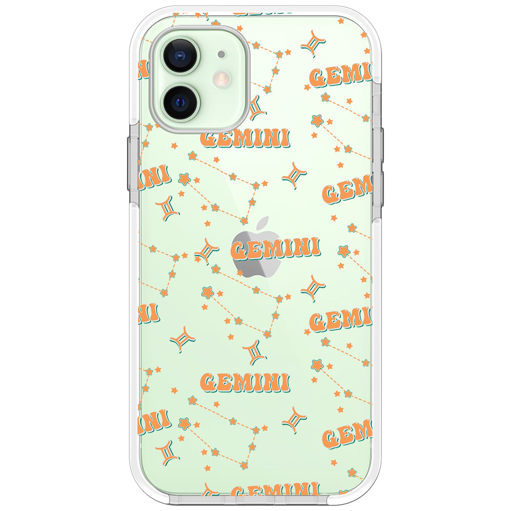 Gemini Celestial Monogram iPhone Case