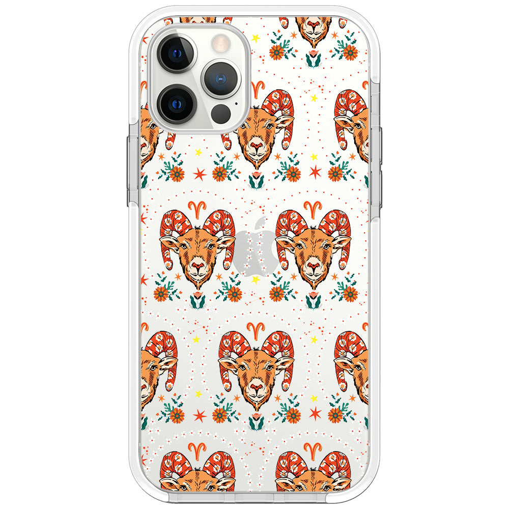 Aries - Zodiac Mosaic iPhone Case