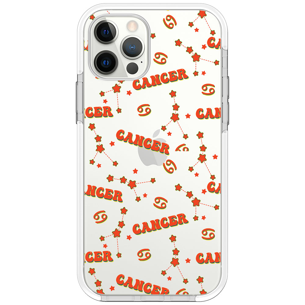 Cancer Celestial Monogram iPhone Case