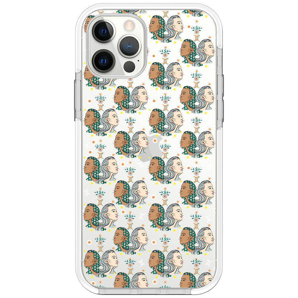 Gemini - Zodiac Mosaic iPhone Case