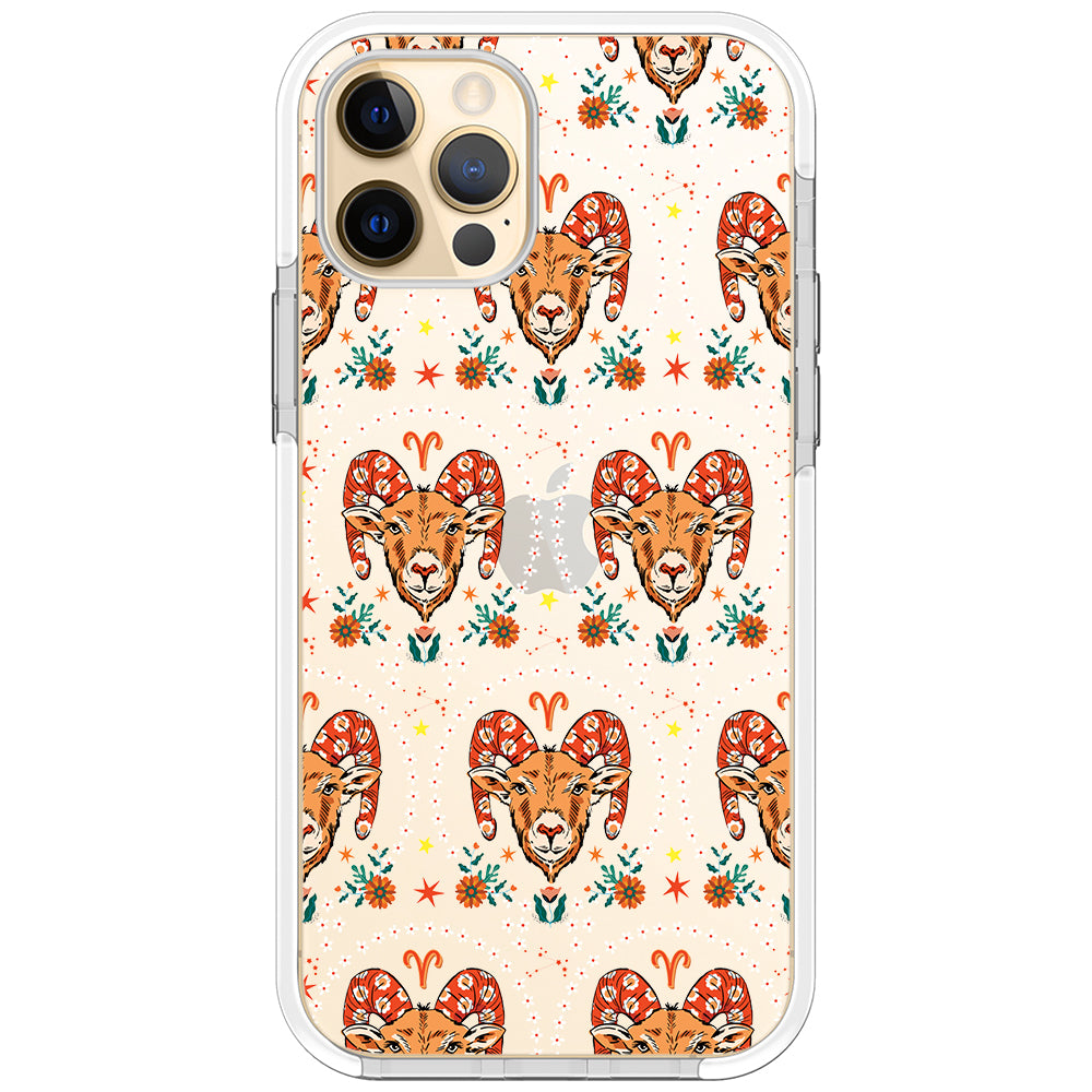 Aries - Zodiac Mosaic iPhone Case