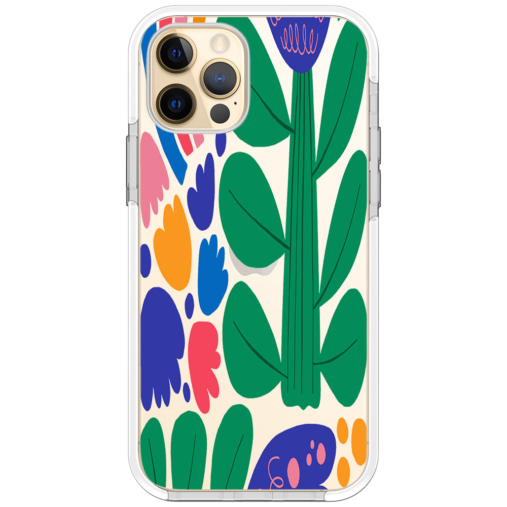 Color Blast Floral iPhone Case